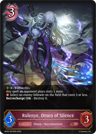 Rulenye, Omen of Silence