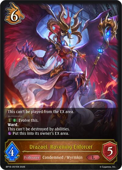 Drazael, Ravening Enforcer - Shadowverse card