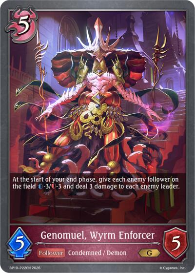 Genomuel, Wyrm Enforcer - P22EN (Foil)