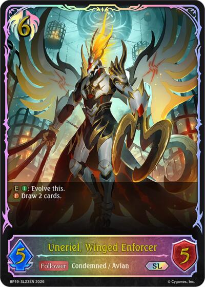 Uneriel, Winged Enforcer (SL) - SL23EN (Foil)