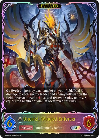 Uneriel, Winged Enforcer (Evolved) (SL) - SL24EN (Foil)