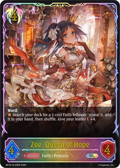 Zoe, Queen of Hope (SL) - SL25EN (Foil)