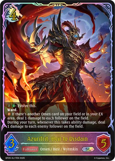 Azurifrit, Heir to Disdain (SL)