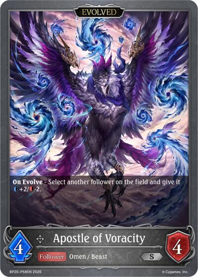 Apostle of Voracity (Evolved) - P58EN (Foil)